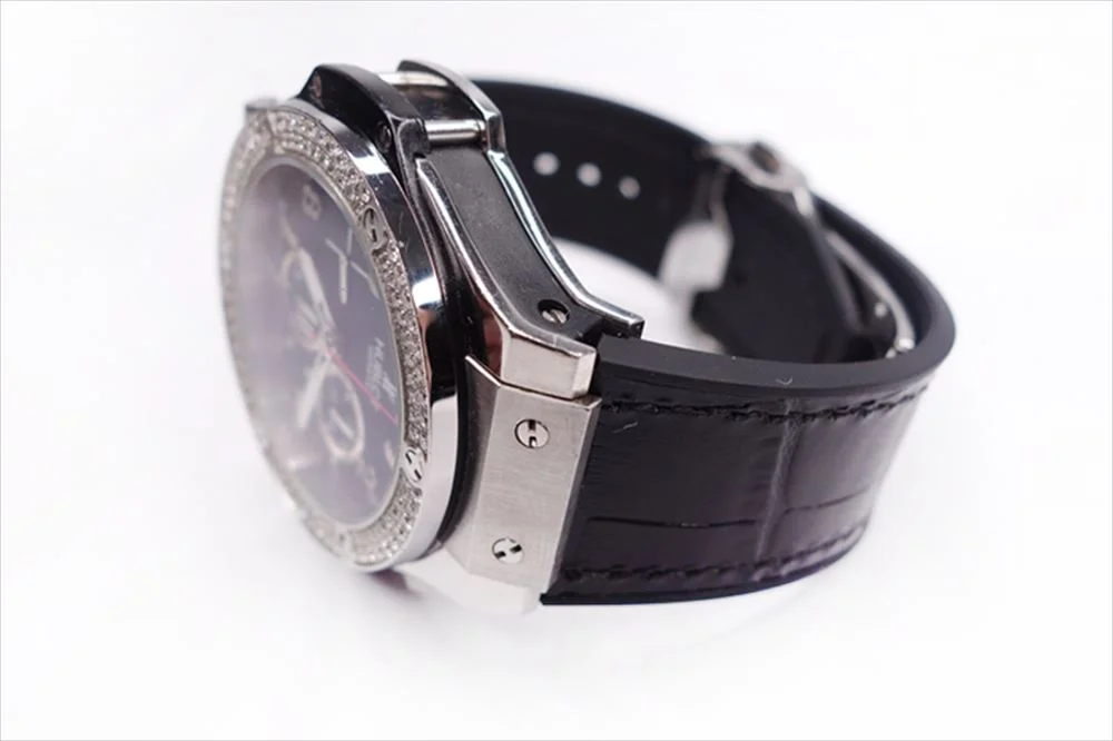 HUBLOT互換 クロコベルト カスタム 時計