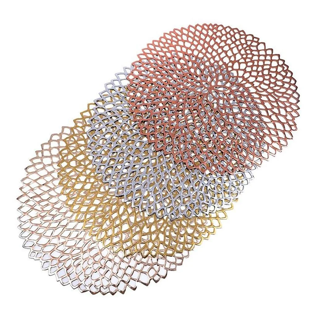 花柄くり抜きランチョンマット カラーバリエーション