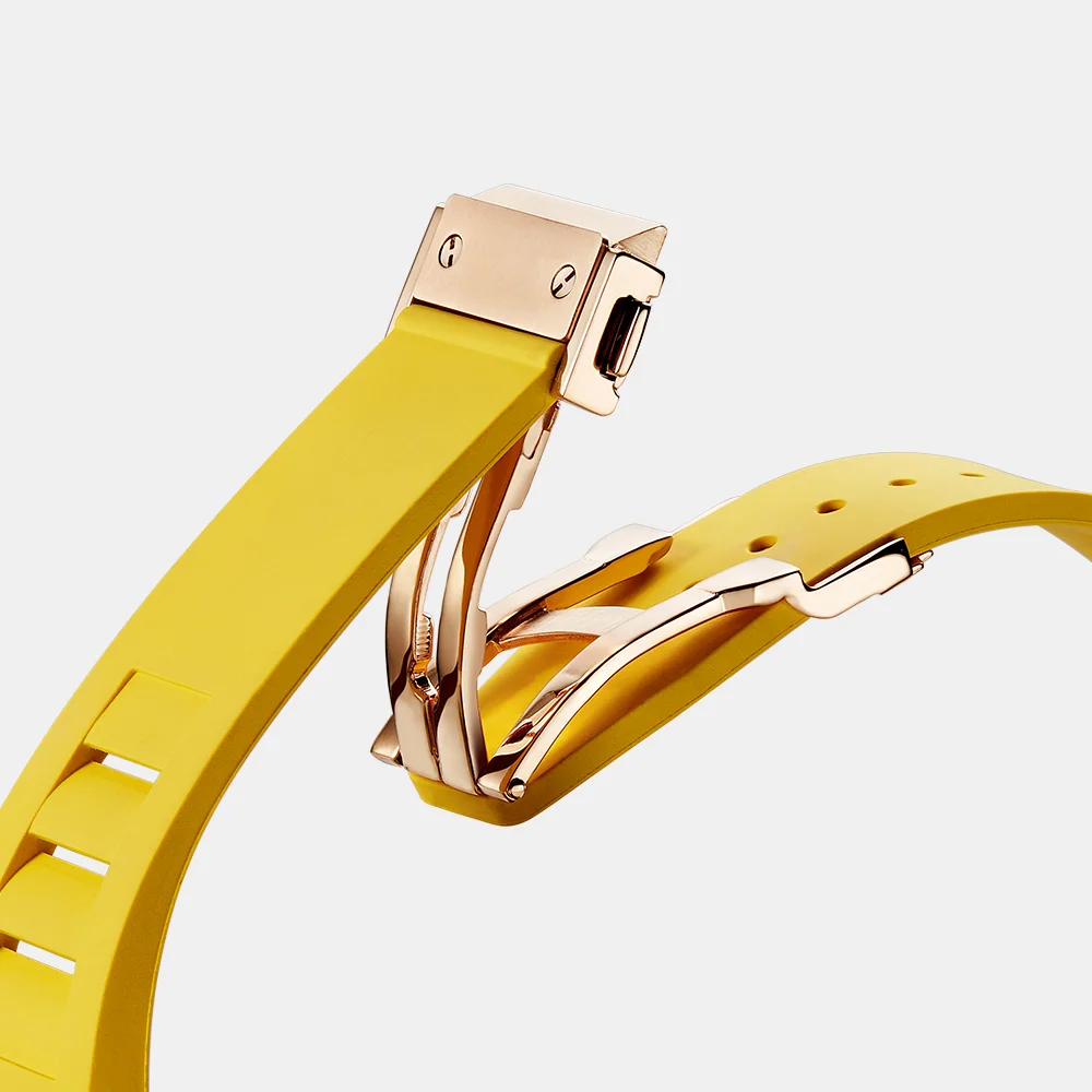 Apple Watch ダイヤベゼル ラバーバンド 装着イメージ