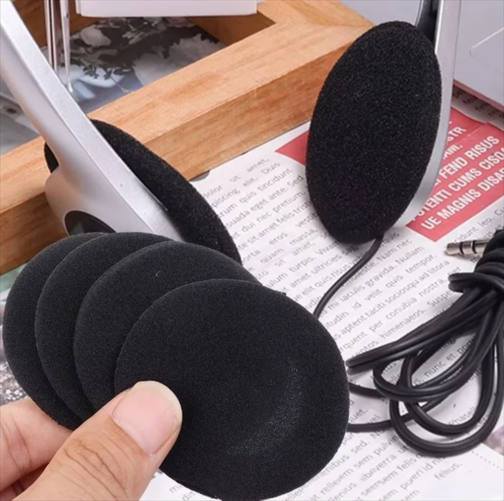 ヘッドフォン用スポンジイヤーパッド10個セット