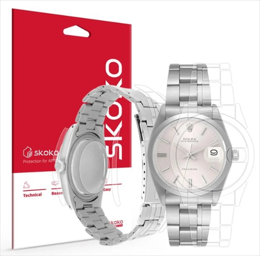 skoko ロレックス オイスターデイト Ref.6694 対応 保護フィルム スキンシール パッケージ