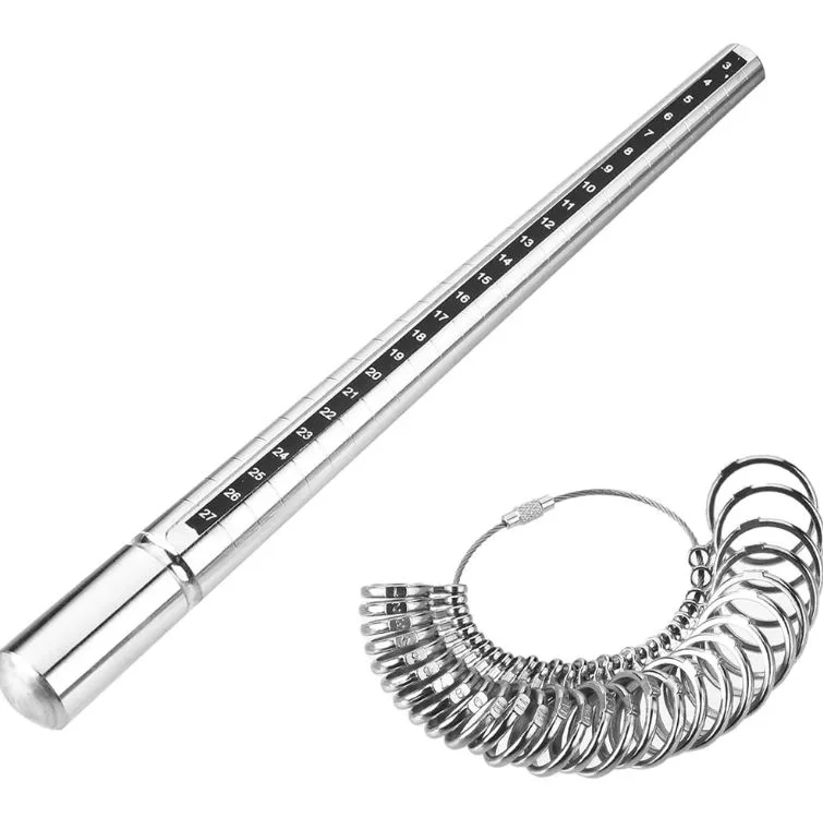 リングゲージセット リングマンドレルスティックとフィンガーゲージ