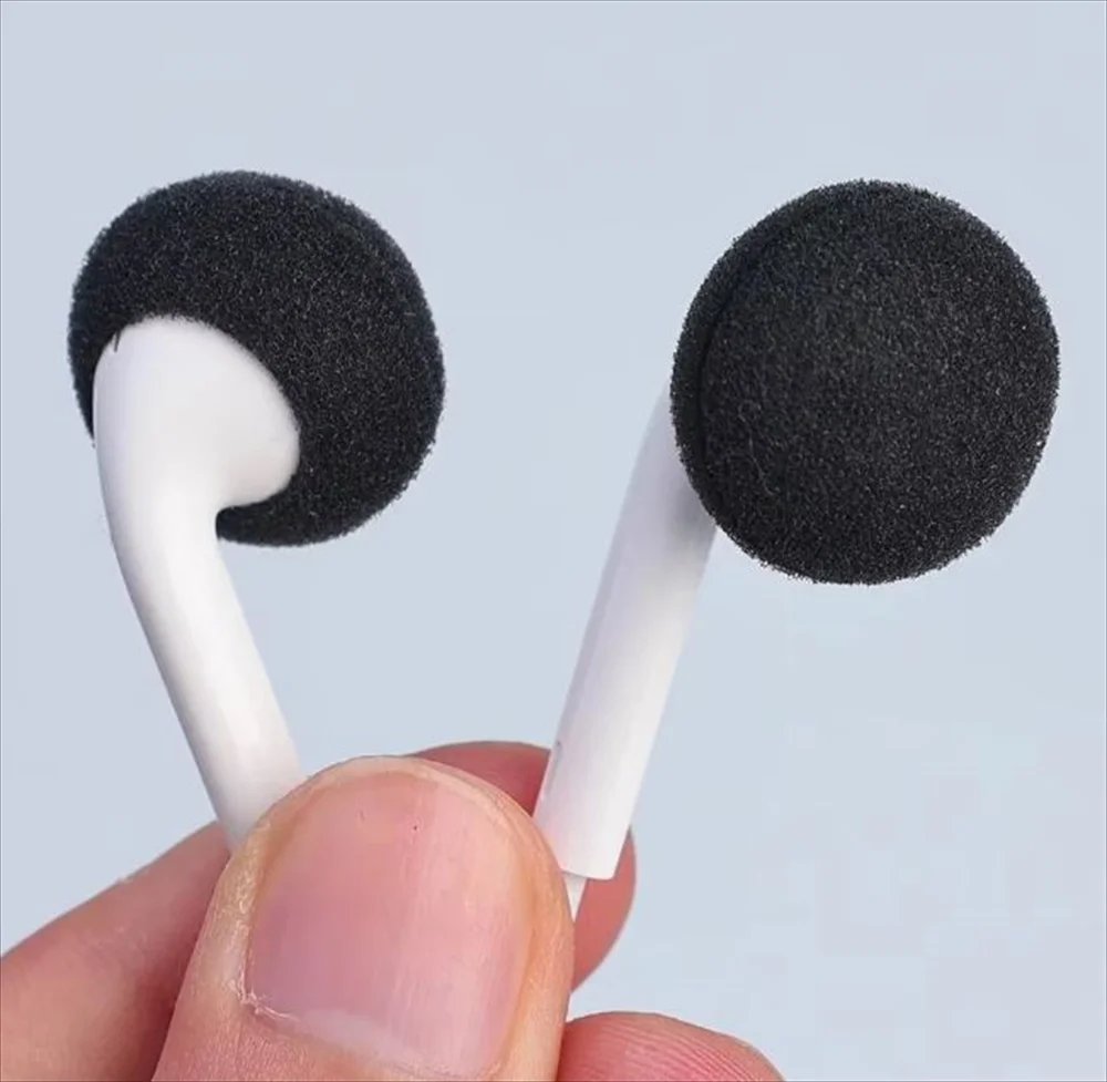 スポンジカバーの素材アップ（黒・白）