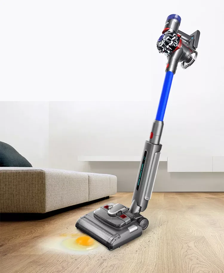 ダイソン対応 電動回転水拭きモップヘッド 使用イメージ