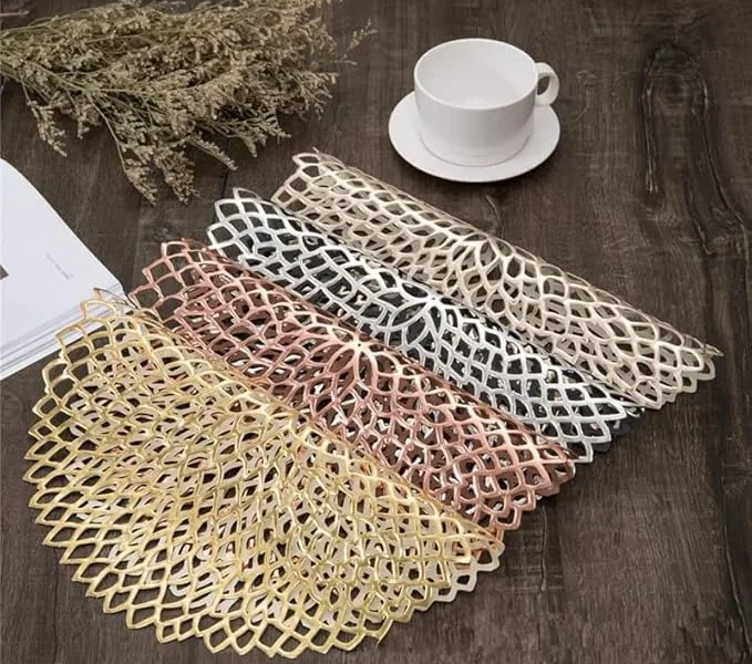 おしゃれな花柄くり抜きランチョンマット｜楽天1位のテーブルマットで食卓をセンスアップ【全4色・399円】