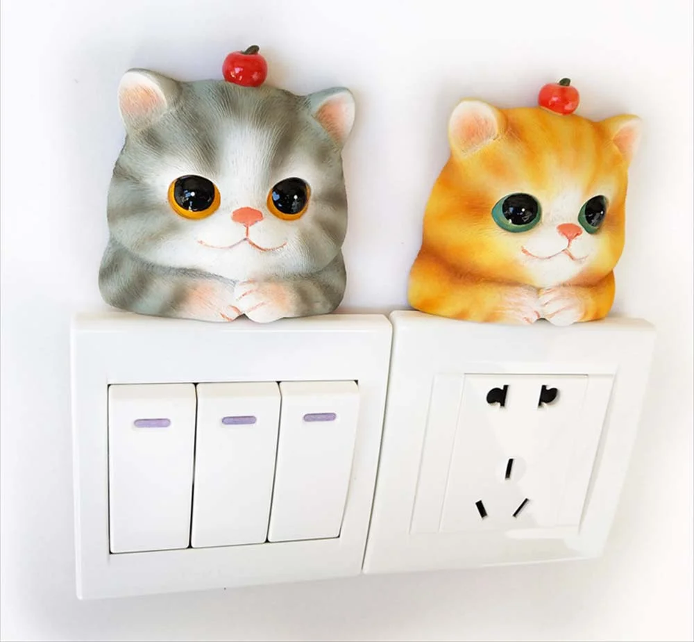 猫型スイッチカバー 画像1