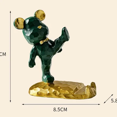 かわいい熊スマホスタンド｜デスクを彩るおしゃれなスマートフォンホルダー【レジン製・ギフトにも】