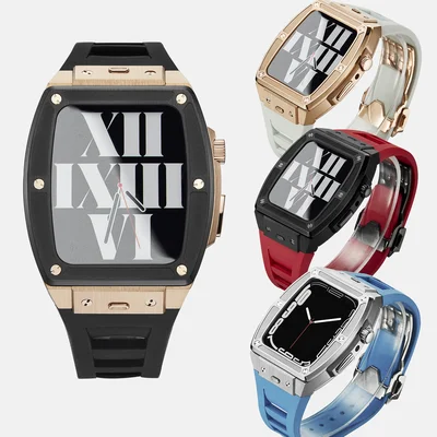 Apple Watch 高級互換バンドケースセット｜ステンレス×シリコン 44/45/46mm対応・楽天1位獲得の人気モデルを徹底解説