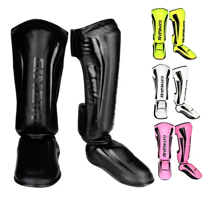 【アウトレット】GINGDAI レガース キックボクシング すね当て レッグサポーター MMA 総合格闘技 プロテクター 大人 子供 男女兼用